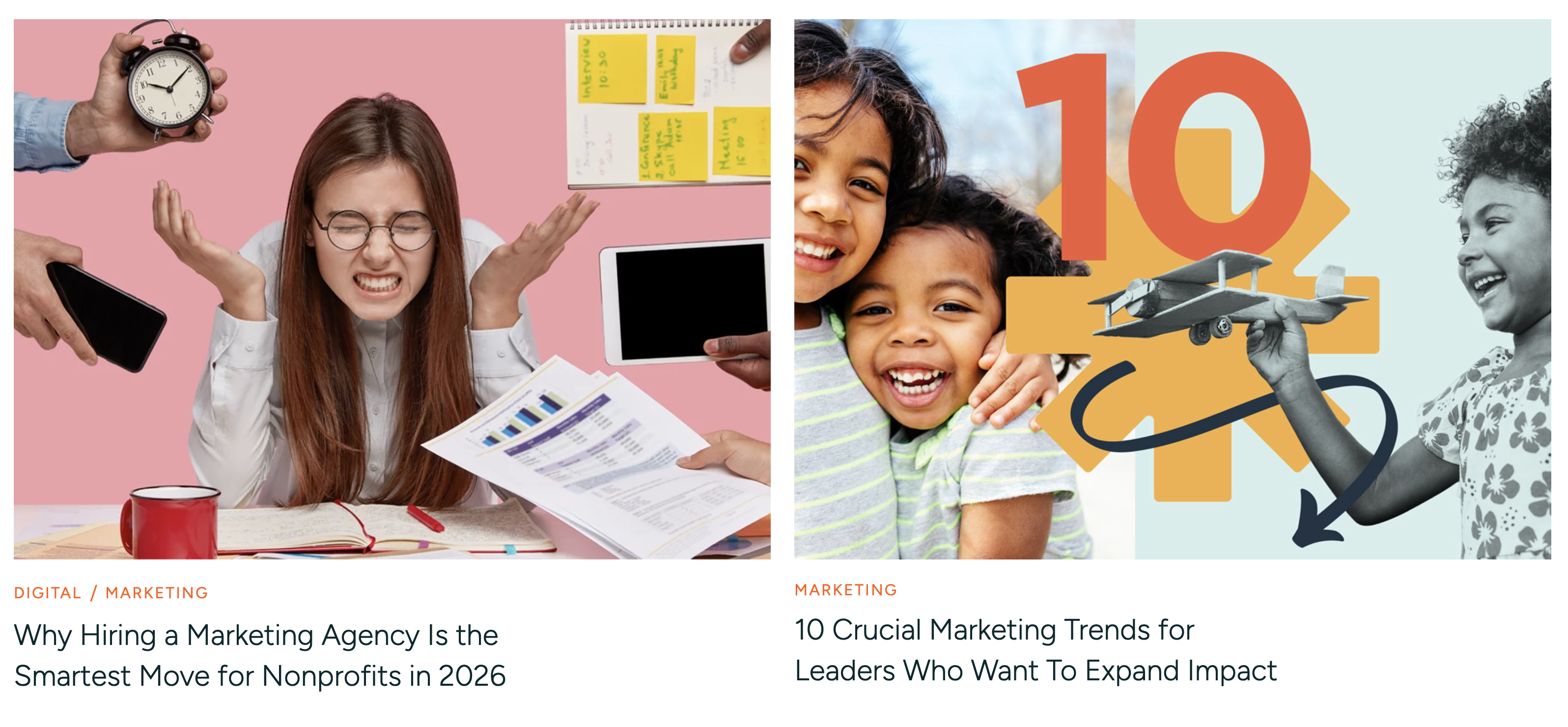 Blog insights page