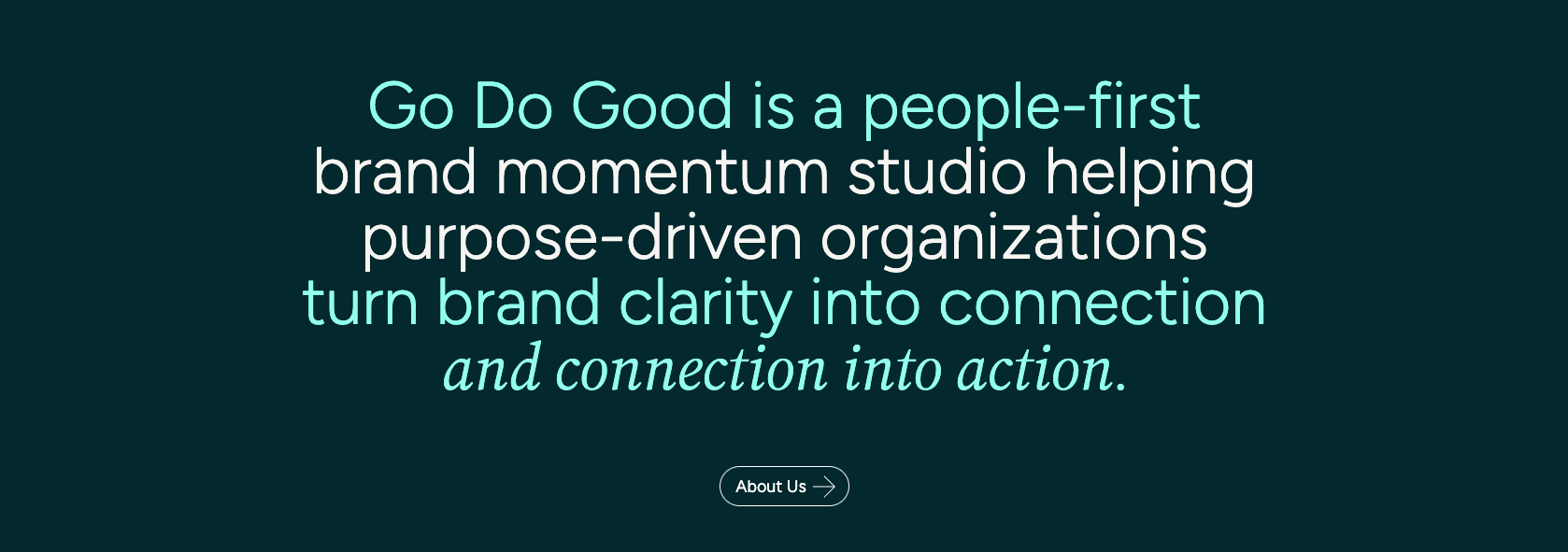 Content and typography sections