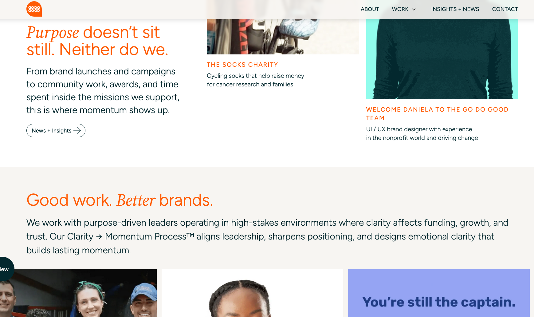 Navigation and scroll behavior